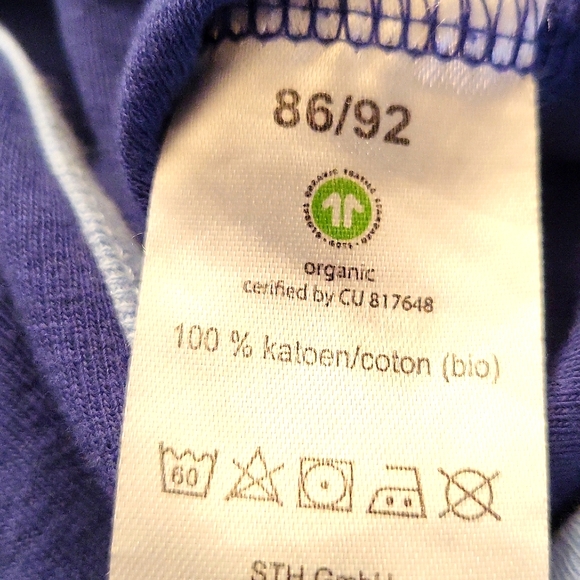 Sesame Street Cookie Monster organic cotton onesie/bodysuit - Picture 3 of 3